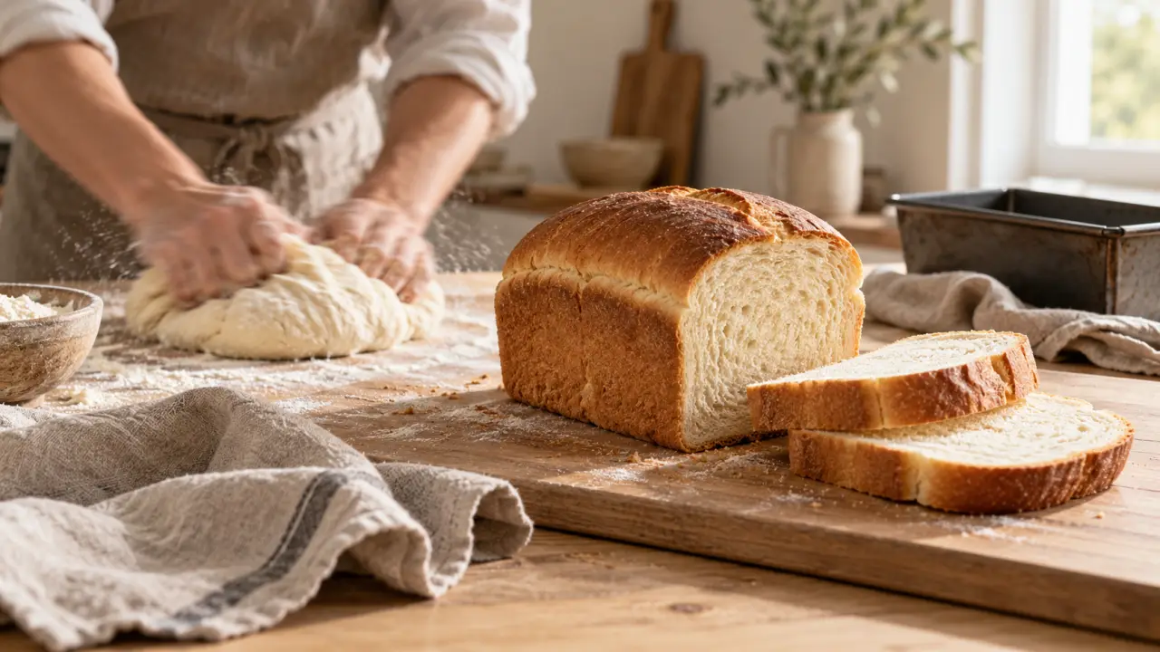 Recettes de pain de mie maison : la mie serrée se joue au pétrissage, pas au moule