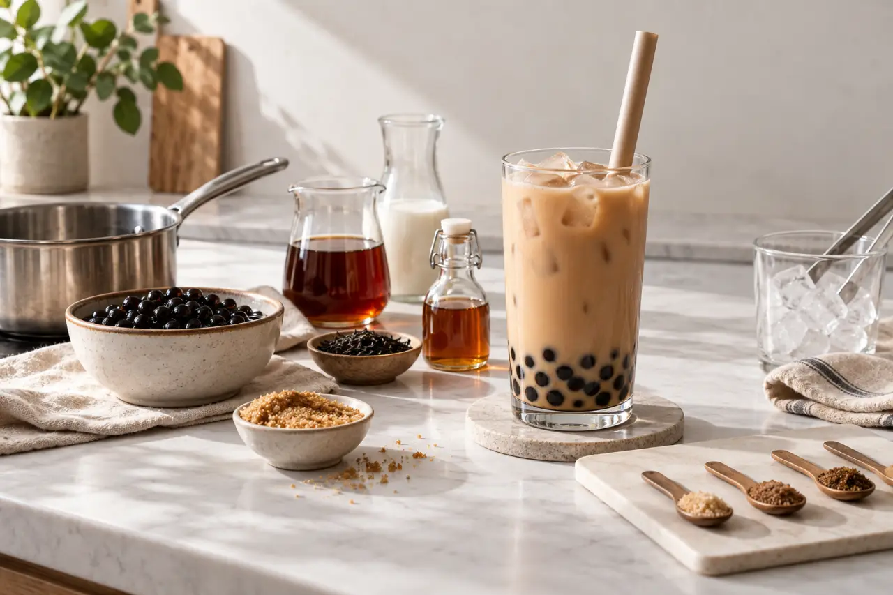Recette bubble tea maison : réussissez les perles et dosez le sucre