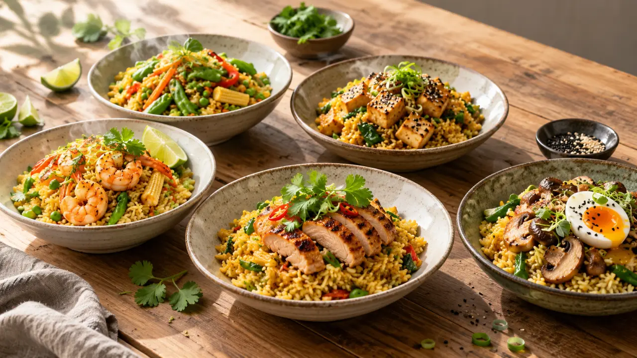 Idées de recettes asiatiques : du riz sauté au curry, cinq façons de varier les repas