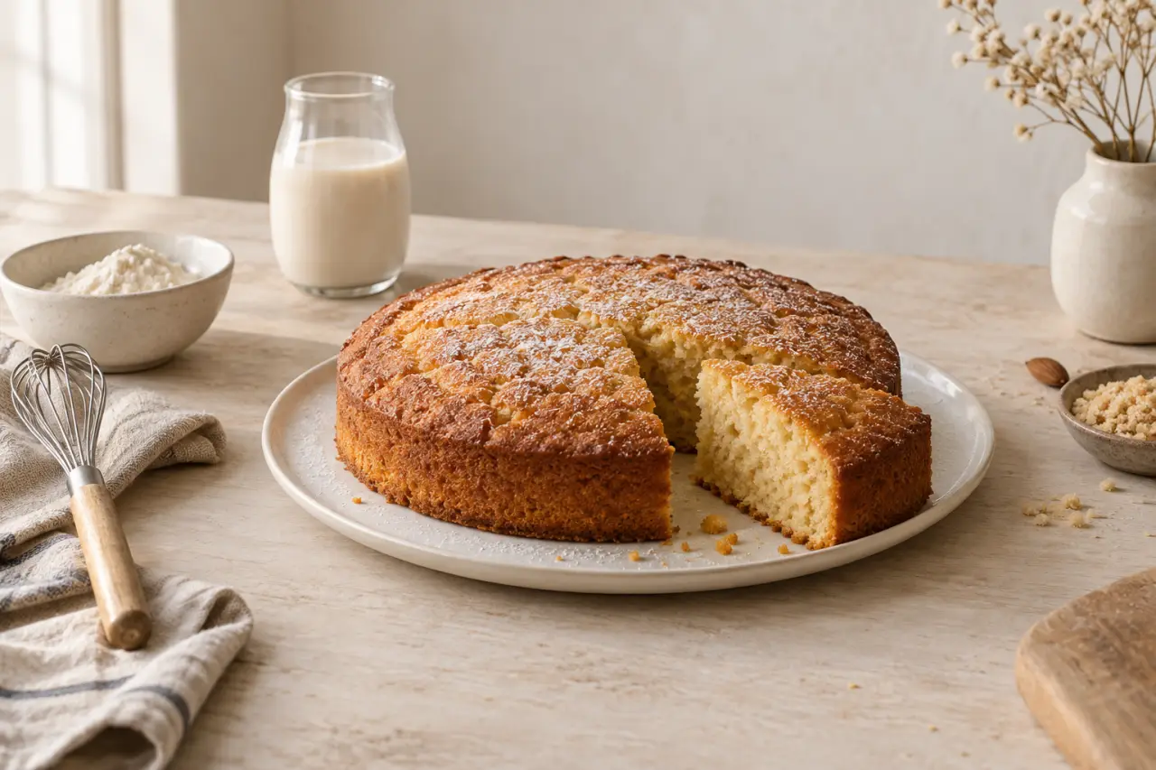 Gâteau sans œuf et sans lait : une base moelleuse prête en 40 minutes