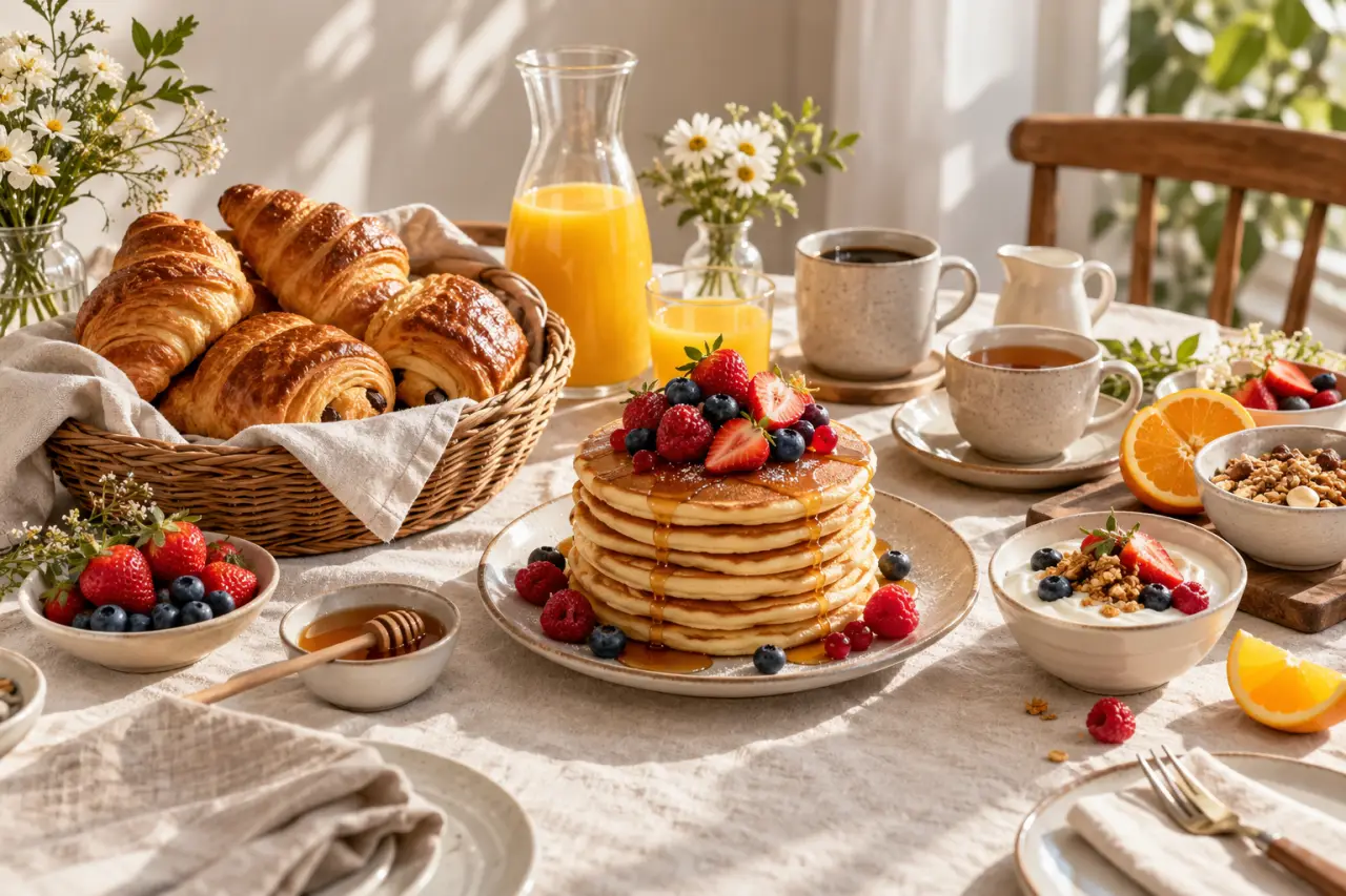 Brunch sucré : 4 repères pour composer une table gourmande sans passer la matinée en cuisine